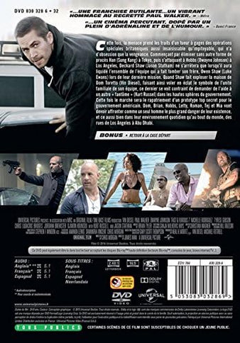 Fast & Furious 7 - DVD