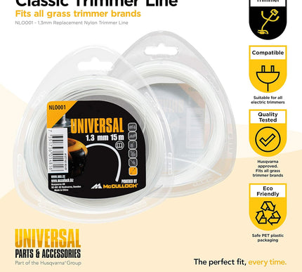 Fil de coupe Universal NLO001 - Fil de rechange pour débroussailleuse