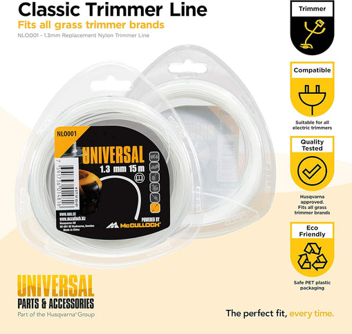 Fil de coupe Universal NLO001 - Fil de rechange pour débroussailleuse