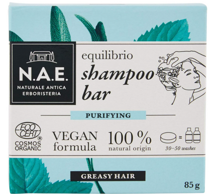 N.A.E Shampoing Solide Cheveux Gras Lot x6