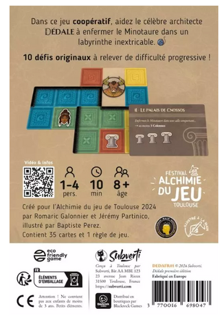 Dédale - Jeu de Société - Format Poche