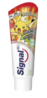 Signal Pokémon - Dentifrice Enfant 7+ ans - Menthe Douce